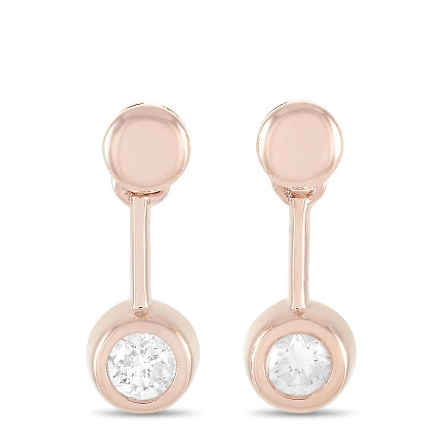 商品LB Exclusive|14K Rose Gold 0.16 ct Diamond Earrings,价格¥2488,第1张图片