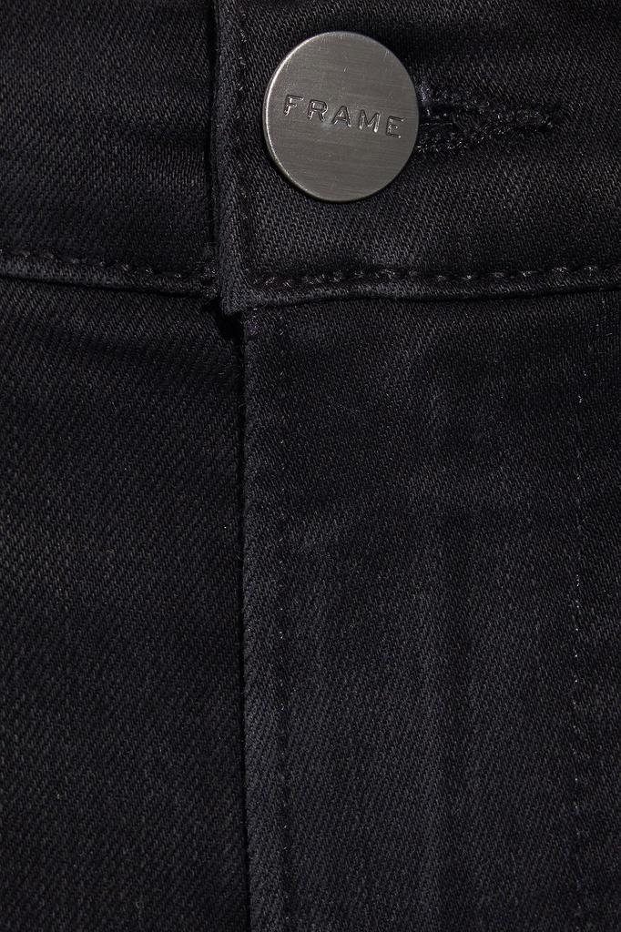 Le High distressed high-rise slim-leg jeans商品第2张图片规格展示