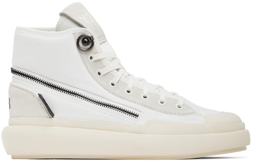 商品Y-3|White Ajatu Court Sneakers,价格¥813,第1张图片