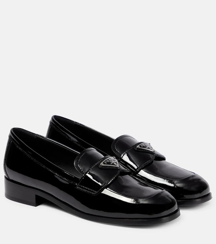 商品Prada|Patent leather loafers,价格¥8773,第1张图片