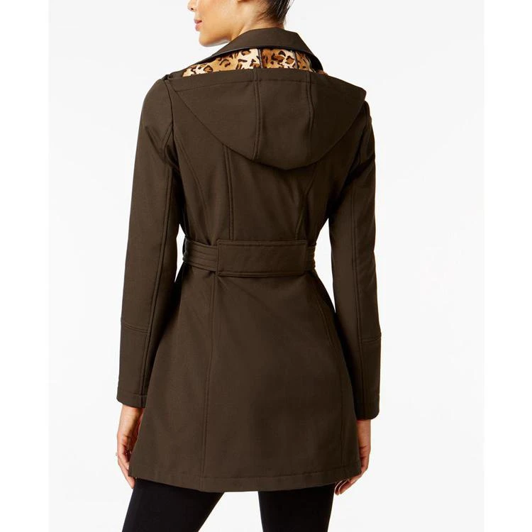 商品Via Spiga|Faux-Leather-Trim Asymmetrical Coat, Created for Macy's,价格¥898,第2张图片详细描述