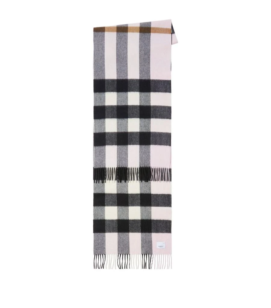 商品Burberry|Cashmere Check Scarf,价格¥5043,第2张图片详细描述