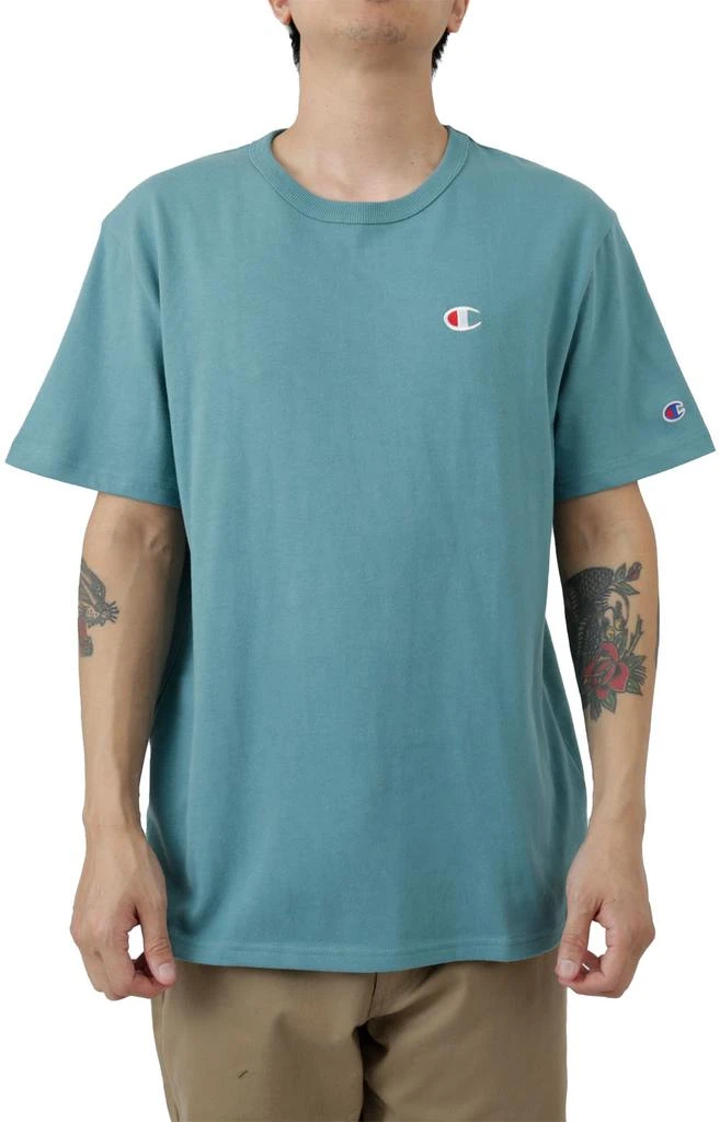 商品CHAMPION|C Logo Heritage T-Shirt - Aqua tonic,价格¥176,第1张图片