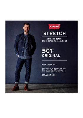 商品Levi's|501 Original Fit Stretch Jeans,价格¥362,第4张图片详细描述