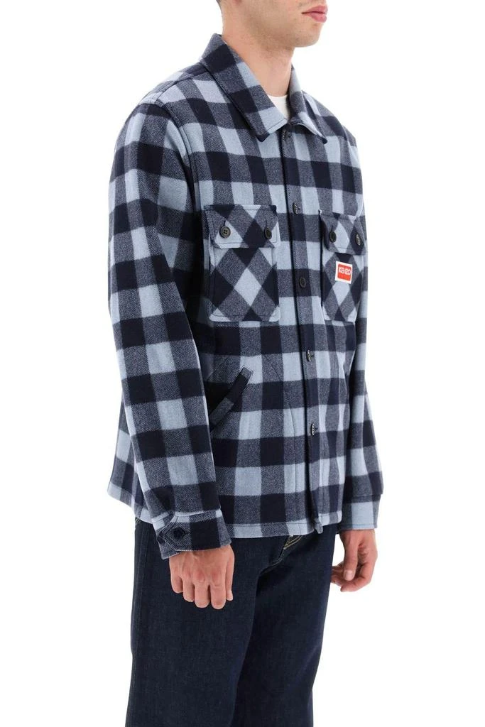 商品Kenzo|CHECK WOOL OVERSHIRT,价格¥1996,第3张图片详细描述