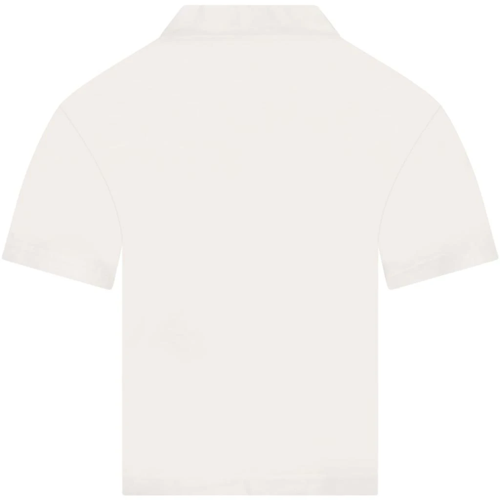 商品Balenciaga|Balenciaga Ivory T-shirt For Kids With Logo,价格¥1169,第2张图片详细描述