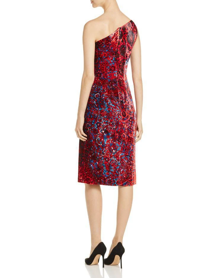 商品Tahari|Carter One Shoulder Velvet Dress - 100% Exclusive,价格¥1386,第2张图片详细描述