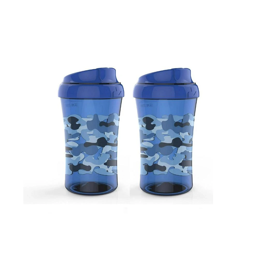 商品NUK|Advanced Cup-like Rim Sippy Cup, 10 oz., 2 Pack, Blue Camo,价格¥84,第1张图片