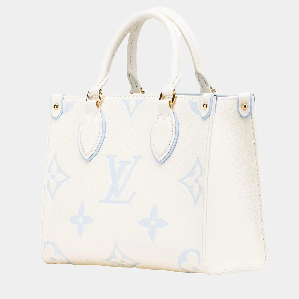 商品[二手商品] Louis Vuitton|Louis Vuitton Blue/White Monogram Empreinte Giant Onthego PM,价格¥36630,第2张图片详细描述