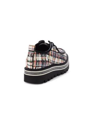 商品Sam Edelman|Larow Plaid Platform Sneakers,价格¥237,第3张图片详细描述