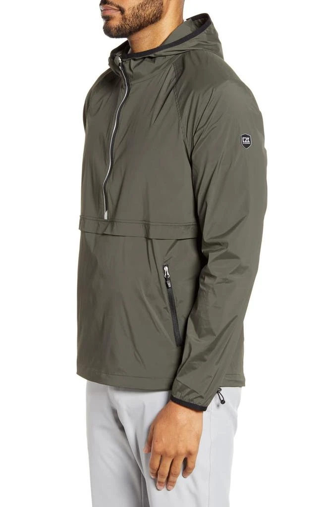 商品Cutter & Buck|Breaker WeatherTec Half Zip Hooded Pullover,价格¥529,第3张图片详细描述