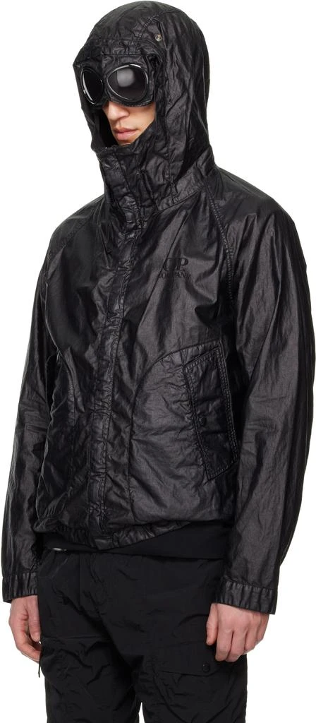 商品C.P. Company|Black Lino Wax Goggle Jacket,价格¥3100,第4张图片详细描述