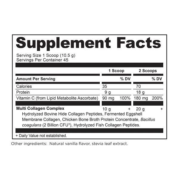 商品Ancient Nutrition|Multi Collagen Protein Powder Vanilla (45 Servings),价格¥378,第2张图片详细描述