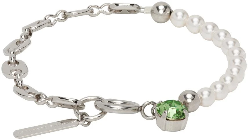 商品Justine Clenquet|SSENSE Exclusive Silver Maddy Bracelet,价格¥197,第2张图片详细描述