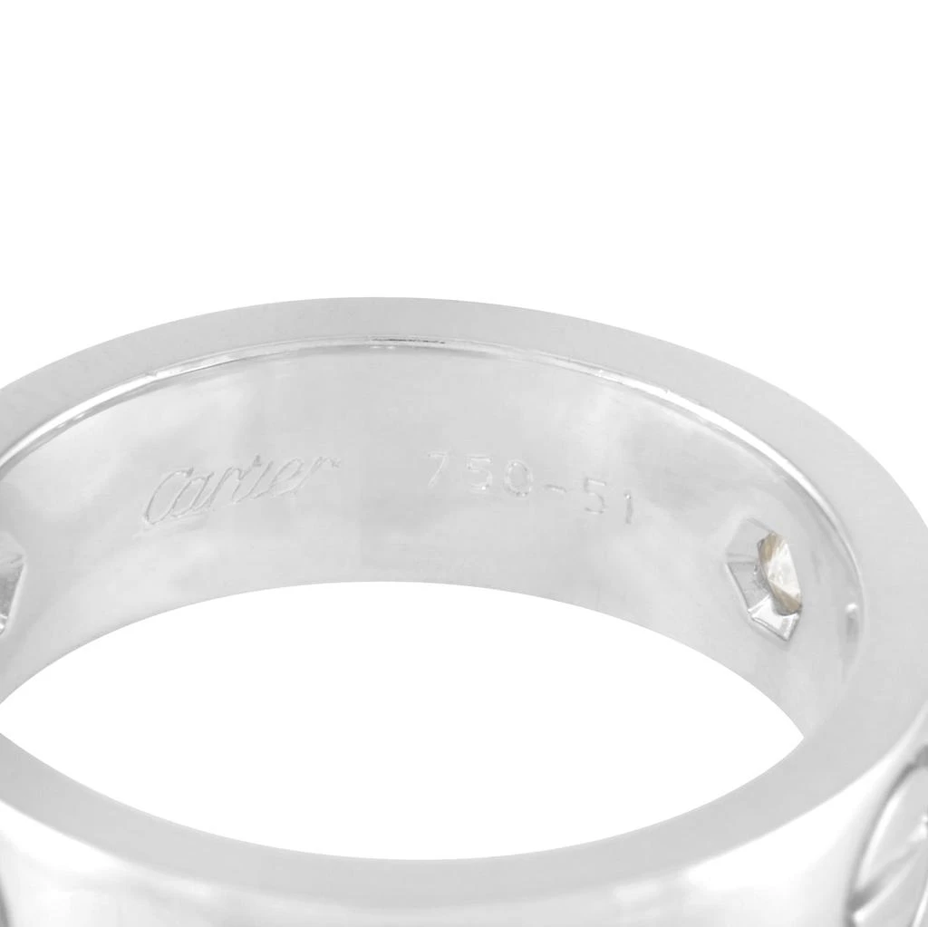 商品[二手商品] Cartier|Cartier LOVE 18K White Gold 3 Diamond Ring,价格¥19394,第5张图片详细描述