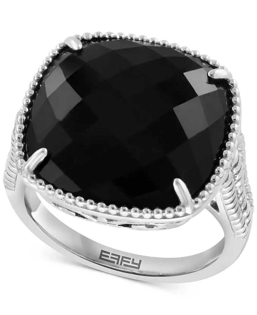 商品Effy|EFFY® Onyx Statement Ring in Sterling Silver,价格¥760,第1张图片