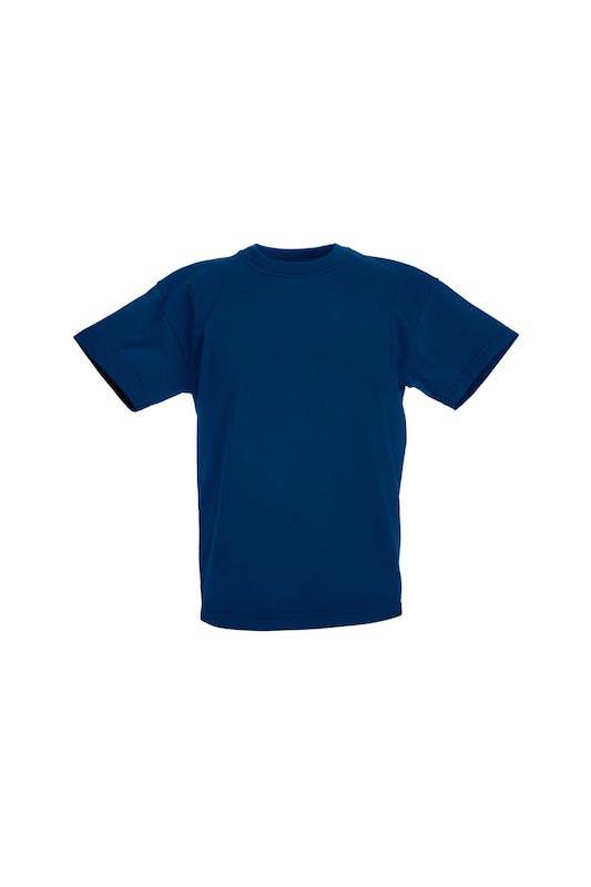 Fruit Of The Loom Childrens/Teens Original Short Sleeve T-Shirt (Navy)商品第1张图片规格展示