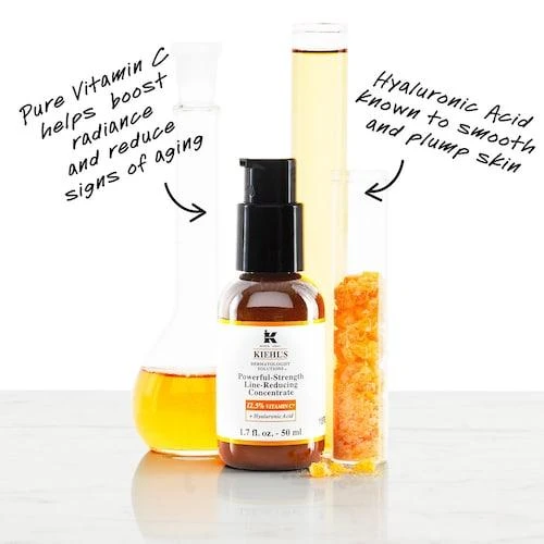 商品Kiehl's|Powerful-Strength Vitamin C Serum for Glow & Fine Lines,价格¥612,第3张图片详细描述