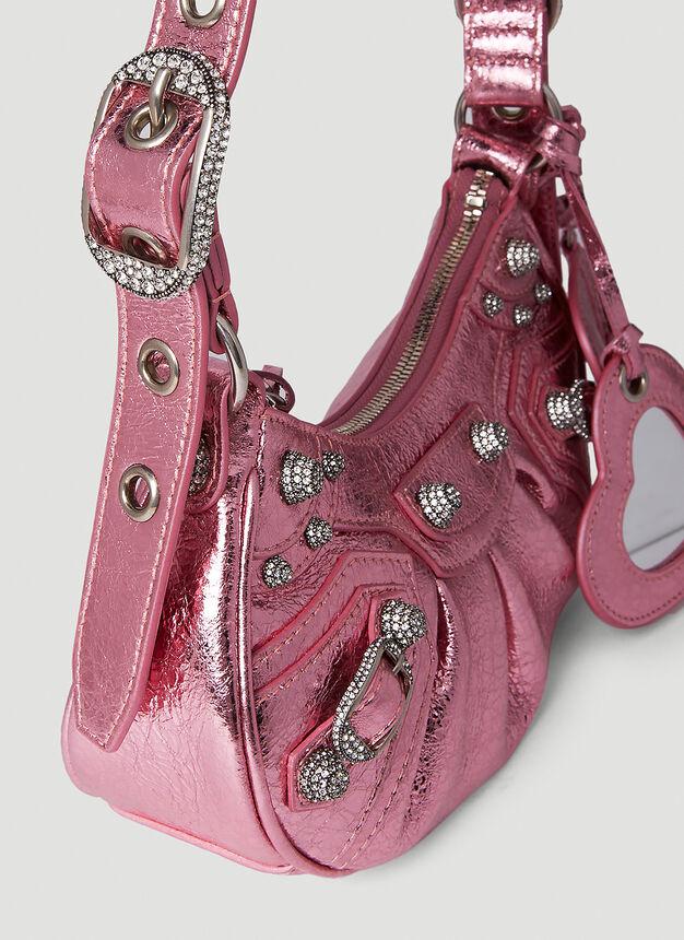 Le Cagole XS Shoulder Bag in Pink商品第5张图片规格展示
