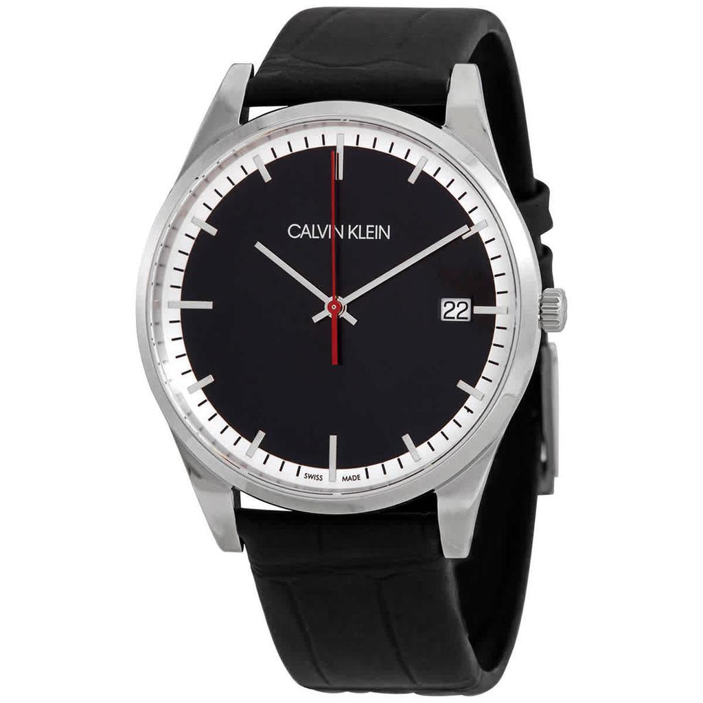 商品Calvin Klein|Calvin Klein Time Quartz Black Dial Mens Watch K4N211C1,价格¥298,第1张图片