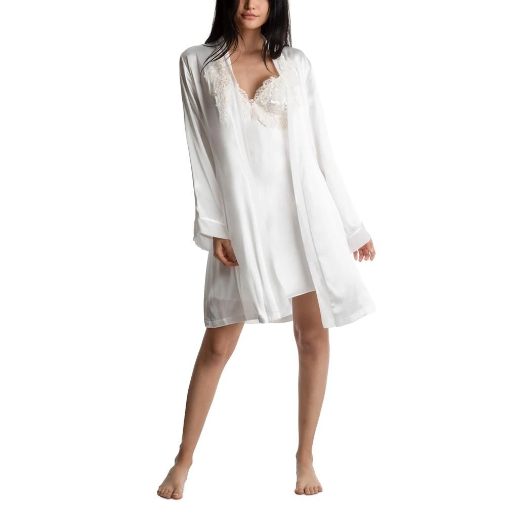 'Mrs' Satin Wrap Bridal Robe, Chemise Nightgown Set 商品