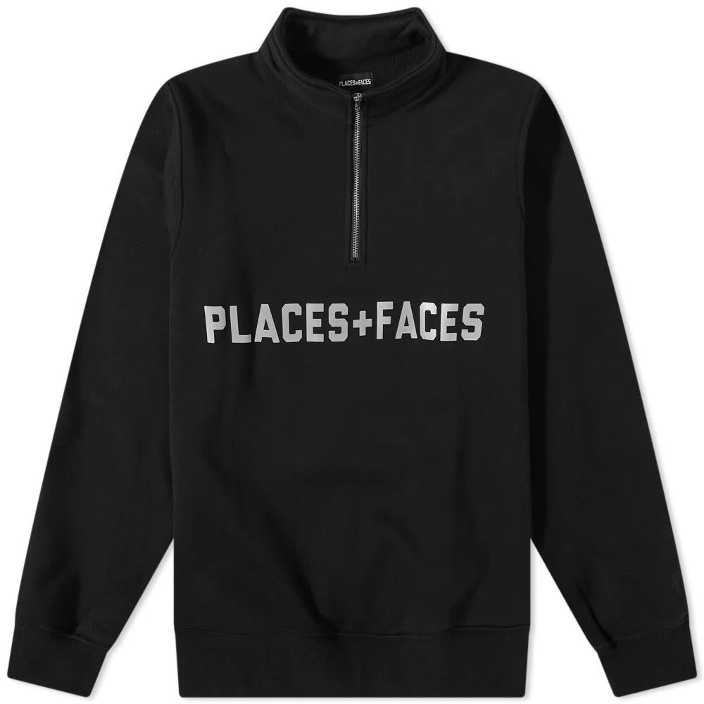 商品Places + Faces|PLACES+FACES Logo 1/4 Zip Sweat,价格¥841,第1张图片