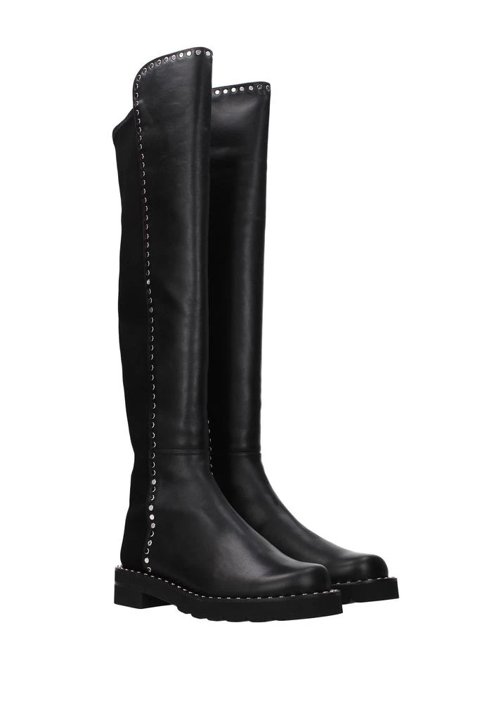 商品Stuart Weitzman|Boots 5050 Leather Black,价格¥3636,第2张图片详细描述