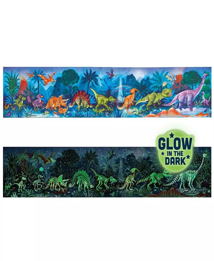 商品Hape|Dinosaurs Giant Glow-In-The Dark Puzzle, 200 Pieces,价格¥158,第3张图片详细描述