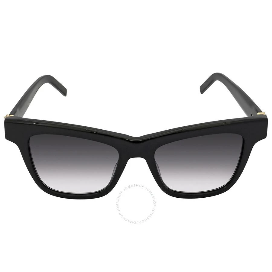 商品Yves Saint Laurent|Grey Gradient Square Unisex Sunglasses SL M106 002 52,价格¥1611,第1张图片