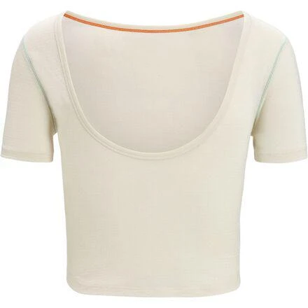 商品Icebreaker|ZoneKnit Scoop Back Short-Sleeve T-Shirt - Women's,价格¥374,第3张图片详细描述