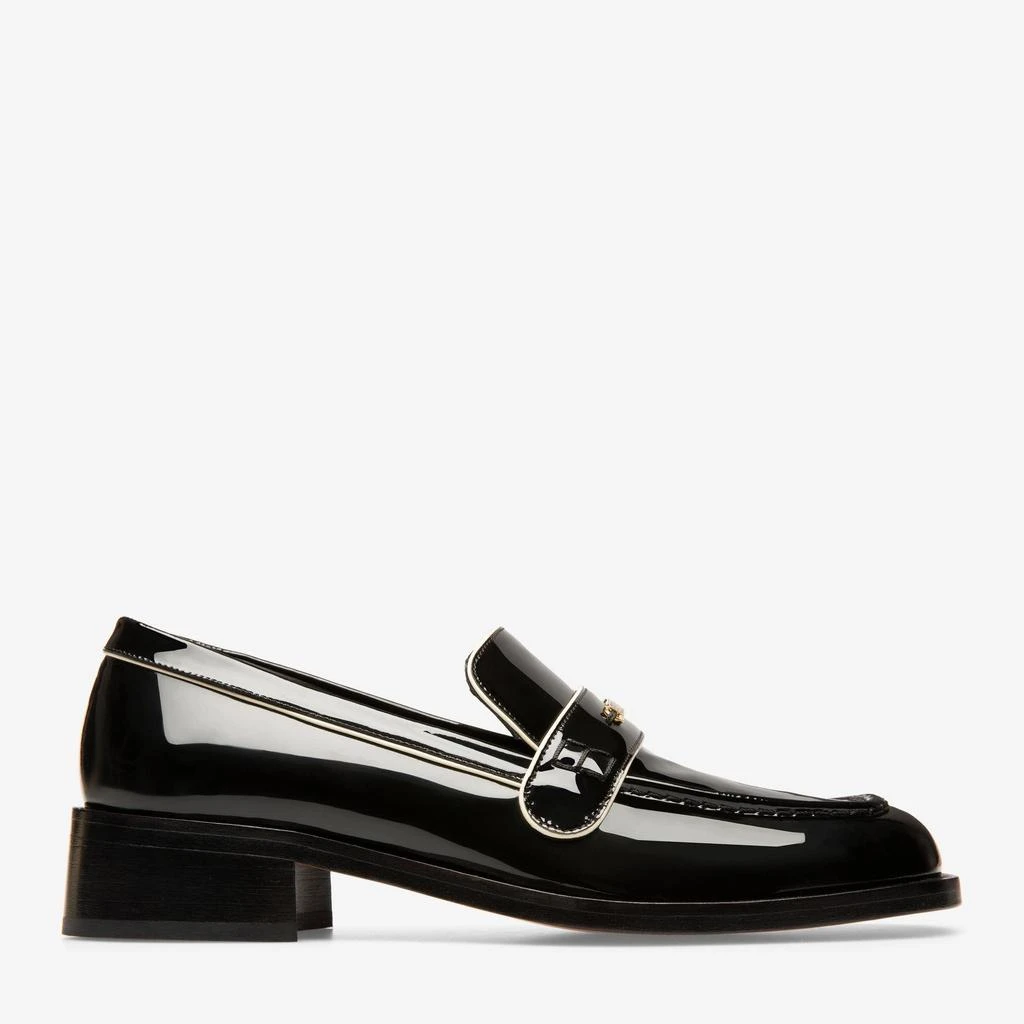 商品Bally|NEW Bally Miya Ladies Black Patent Lamb Leather Loafers,价格¥2345,第2张图片详细描述