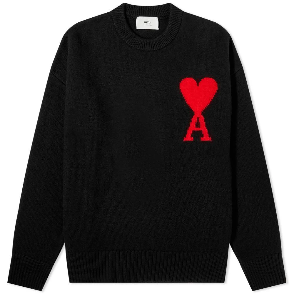 商品AMI|AMI ADC Large Crew Knit Sweater,价格¥2281,第1张图片