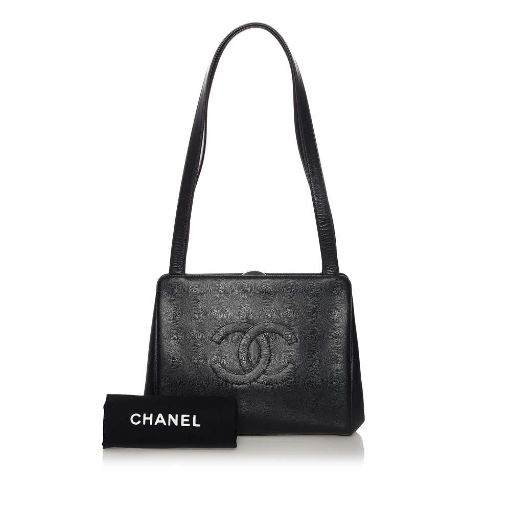 Chanel Black Caviar Leather Shoulder Bag 商品