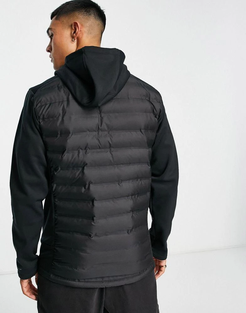 商品Columbia|Columbia Out-Shield insulated hybrid hooded puffer jacket in black,价格¥1074,第2张图片详细描述