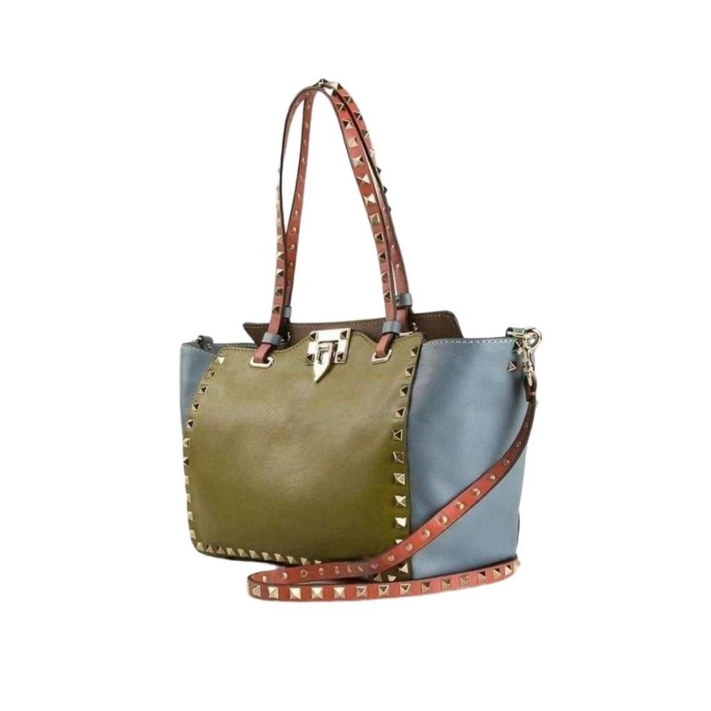 商品Valentino|Multicolor Rockstud Trapeze Bag,价格¥15471,第3张图片详细描述