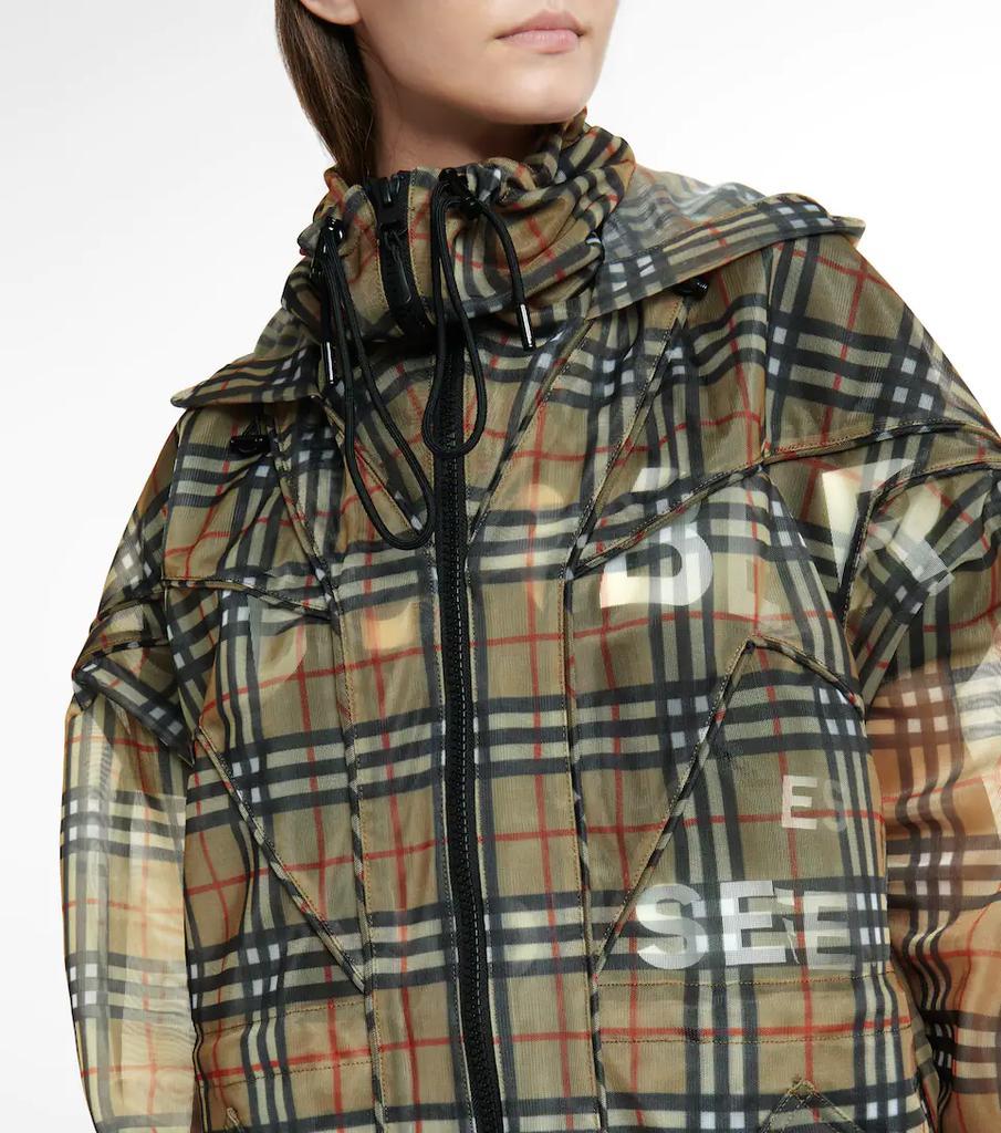 商品Burberry|Vintage Check网眼布派克大衣,价格¥15127,第6张图片详细描述