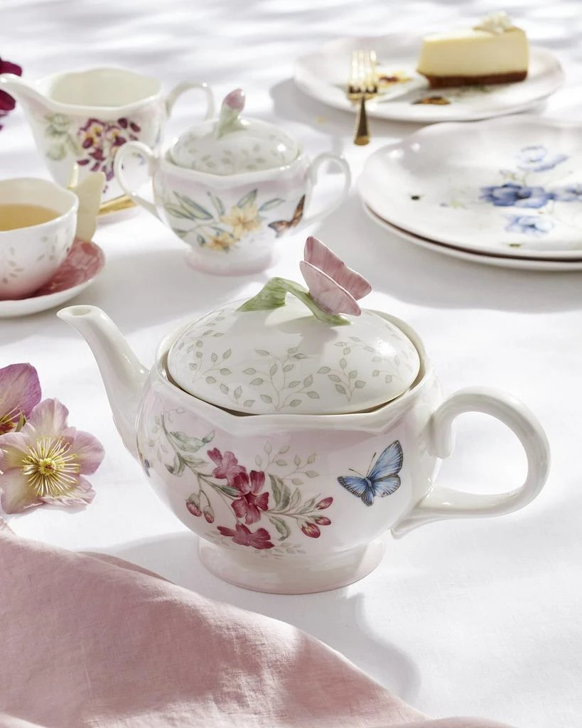 商品Lenox|Pink Ombre Butterfly Meadow 3-Piece Tea Set,价格¥1102,第4张图片详细描述