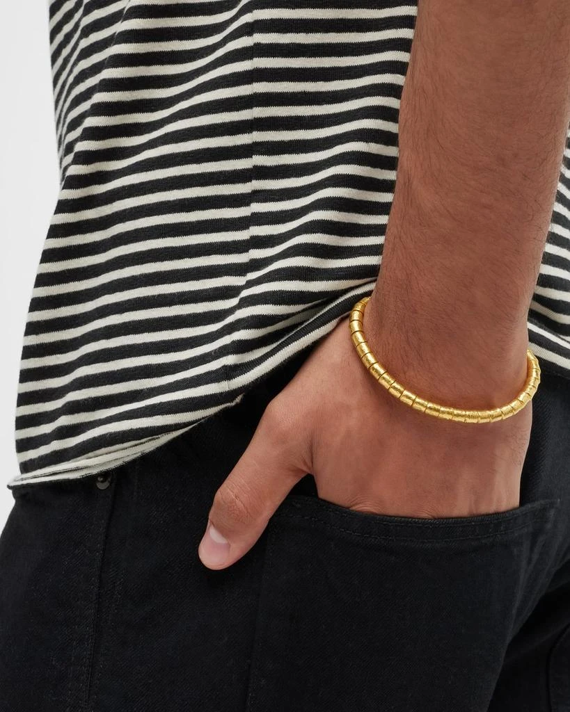 商品Gurhan|Men's All Around 24K Yellow Gold Beaded Bracelet,价格¥59442,第2张图片详细描述