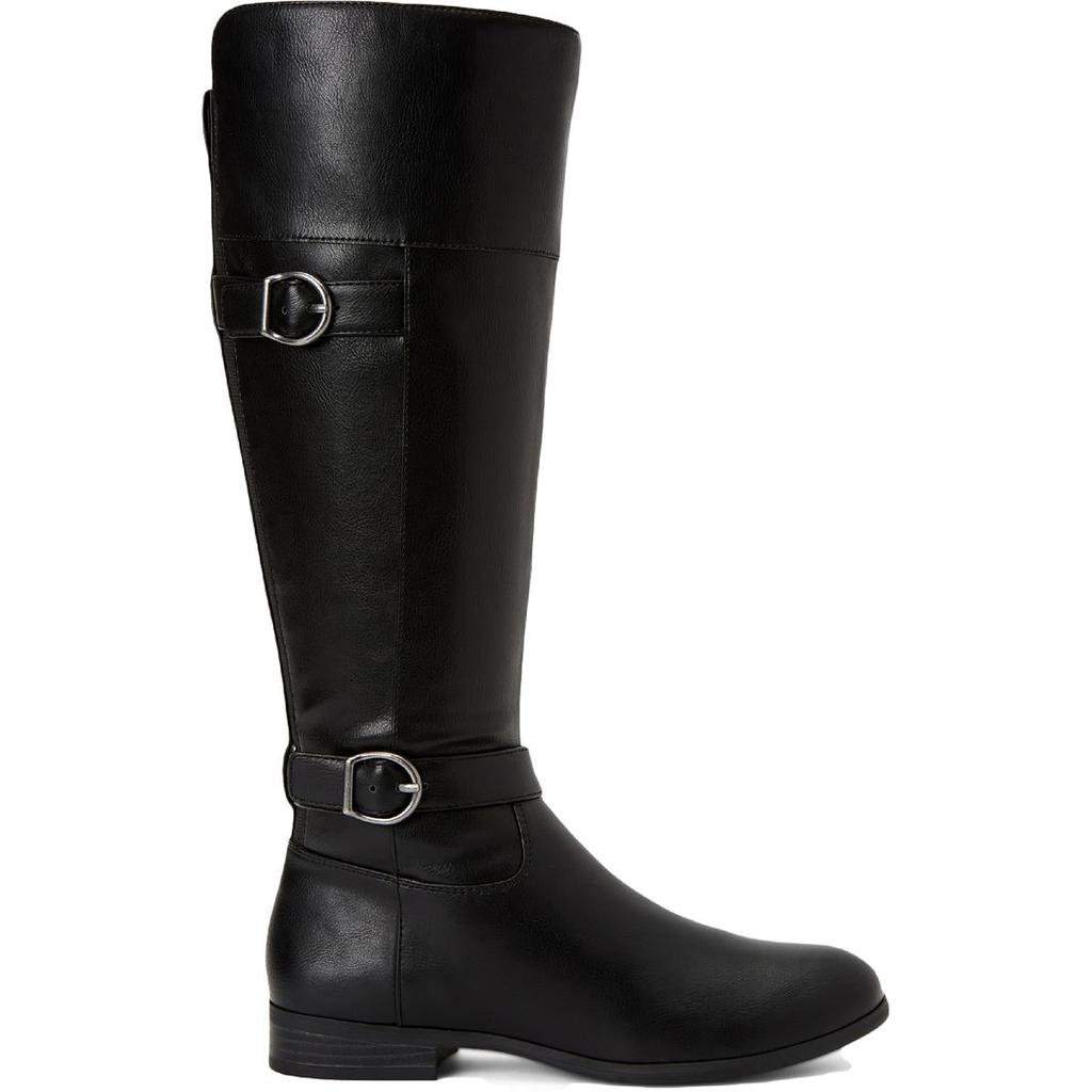 Style & Co. Womens Kezlin Faux-Leather Riding Knee-High Boots商品第4张图片规格展示