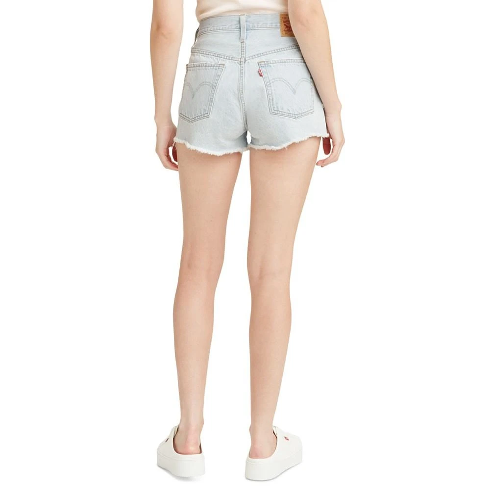 商品Levi's|Women's 501 Button Fly Cotton High-Rise Denim Shorts,价格¥148-¥184,第2张图片详细描述