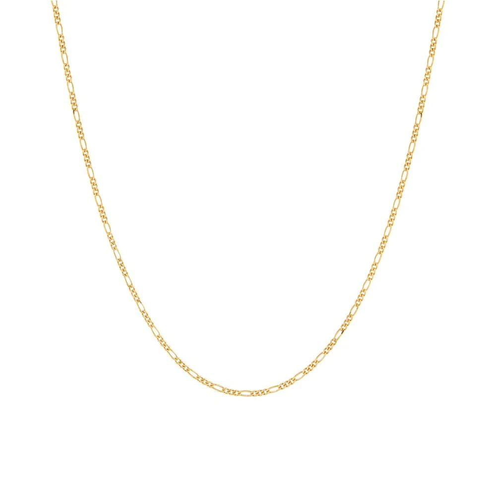商品Giani Bernini|Figaro Link 18" Chain Necklace in 14k Gold-Plated Sterling Silver, Created for Macy's (Also in Sterling Silver),价格¥298,第1张图片