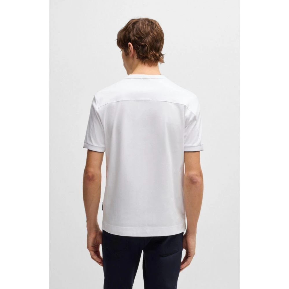 商品Hugo Boss|Porsche x  mercerized-cotton T-shirt with special branding,价格¥755,第4张图片详细描述