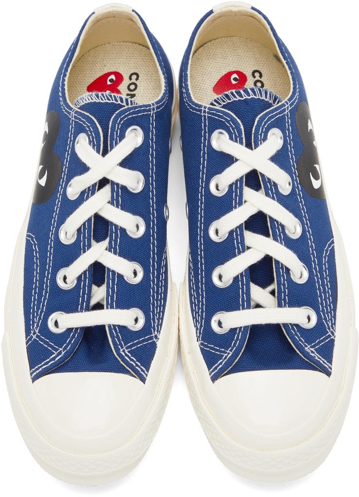 Blue Converse Edition Half Heart Chuck 70 Low Snekaers商品第5张图片规格展示