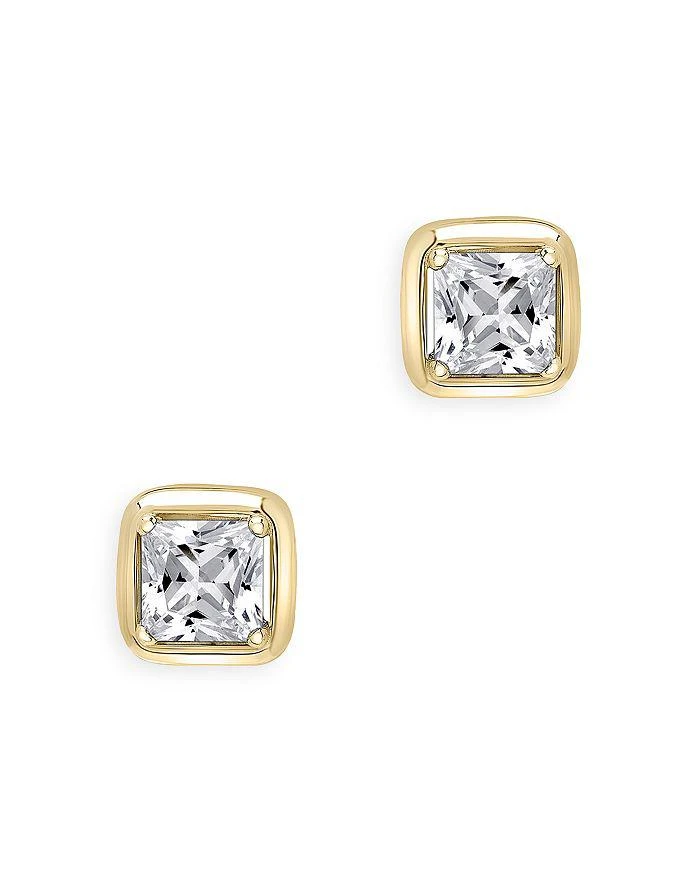 商品Bloomingdale's|Oval Shaped Diamond Stud Earrings in 14K Yellow Gold, 0.56 ct. t.w. - Exclusive,价格¥6179,第4张图片详细描述