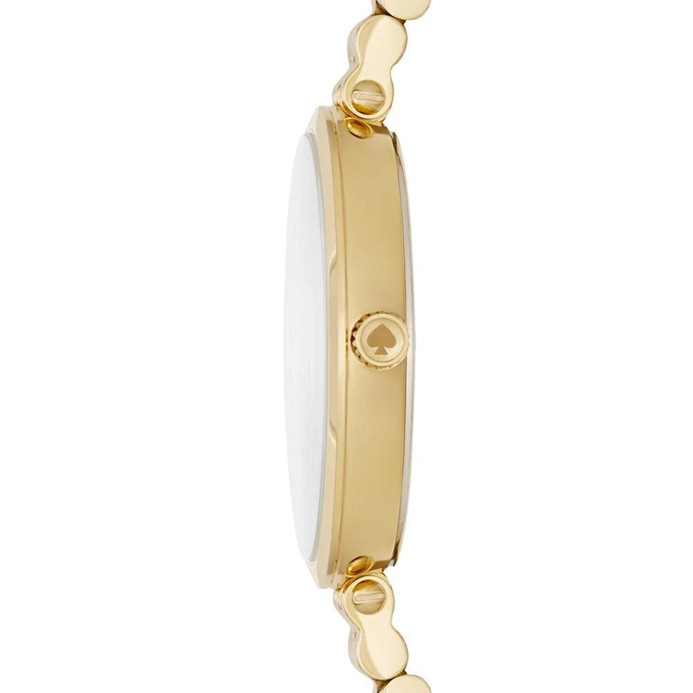 商品Kate Spade|Women's Holland Gold-Tone Stainless Steel Bracelet Watch 34mm 1YRU0858,价格¥1095,第2张图片详细描述