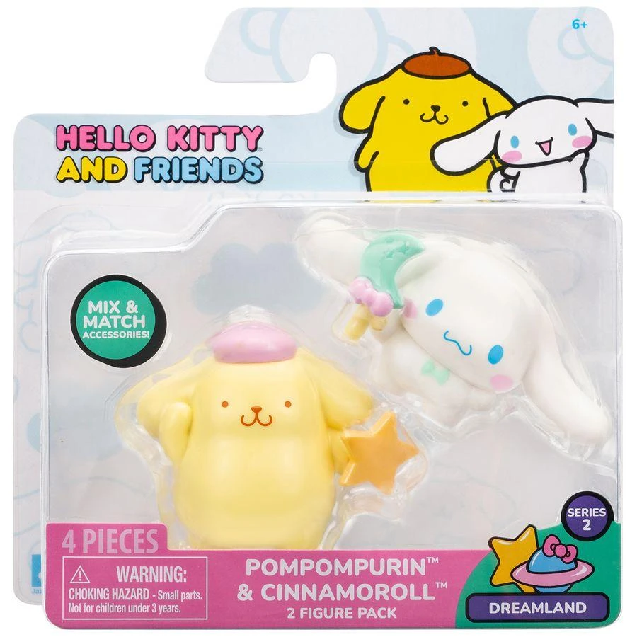 Hello Kitty and Friends Dreamland 2 Figure Pack 2 Inch 商品