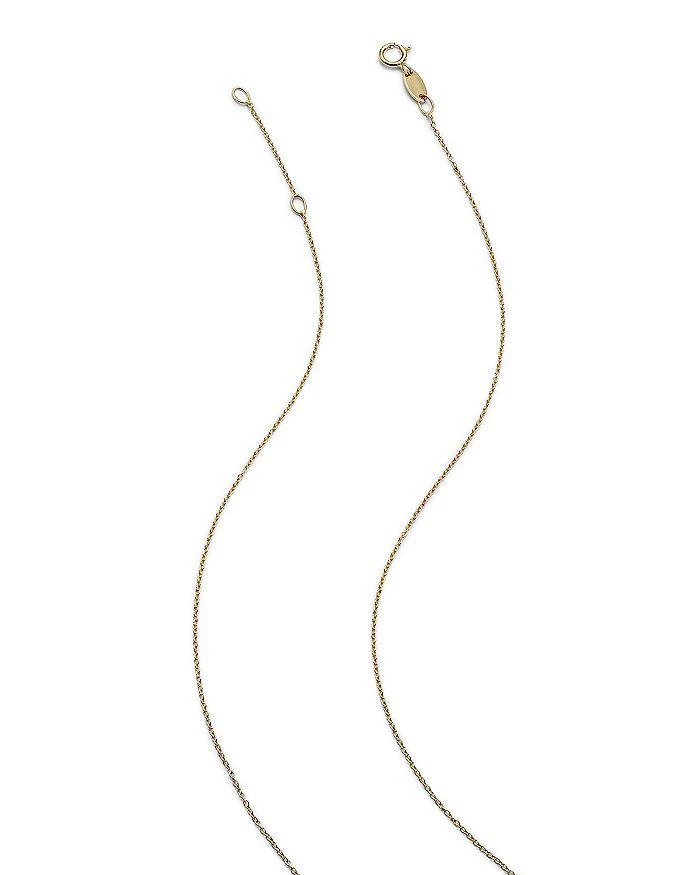 商品Bloomingdale's|Open Heart Pendant Necklace in 14K Yellow Gold, 18" - Exclusive,价格¥5206,第3张图片详细描述