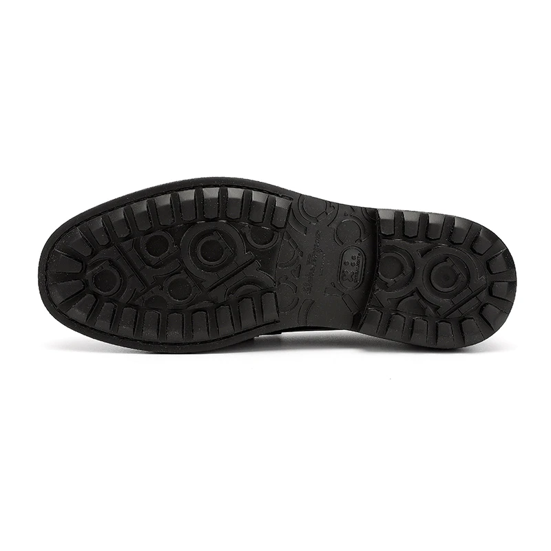 菲拉格慕(Salvatore Ferragamo) 奢侈品 男士GANCINI黑色休闲皮鞋乐福鞋02C499735190-9+ 商品
