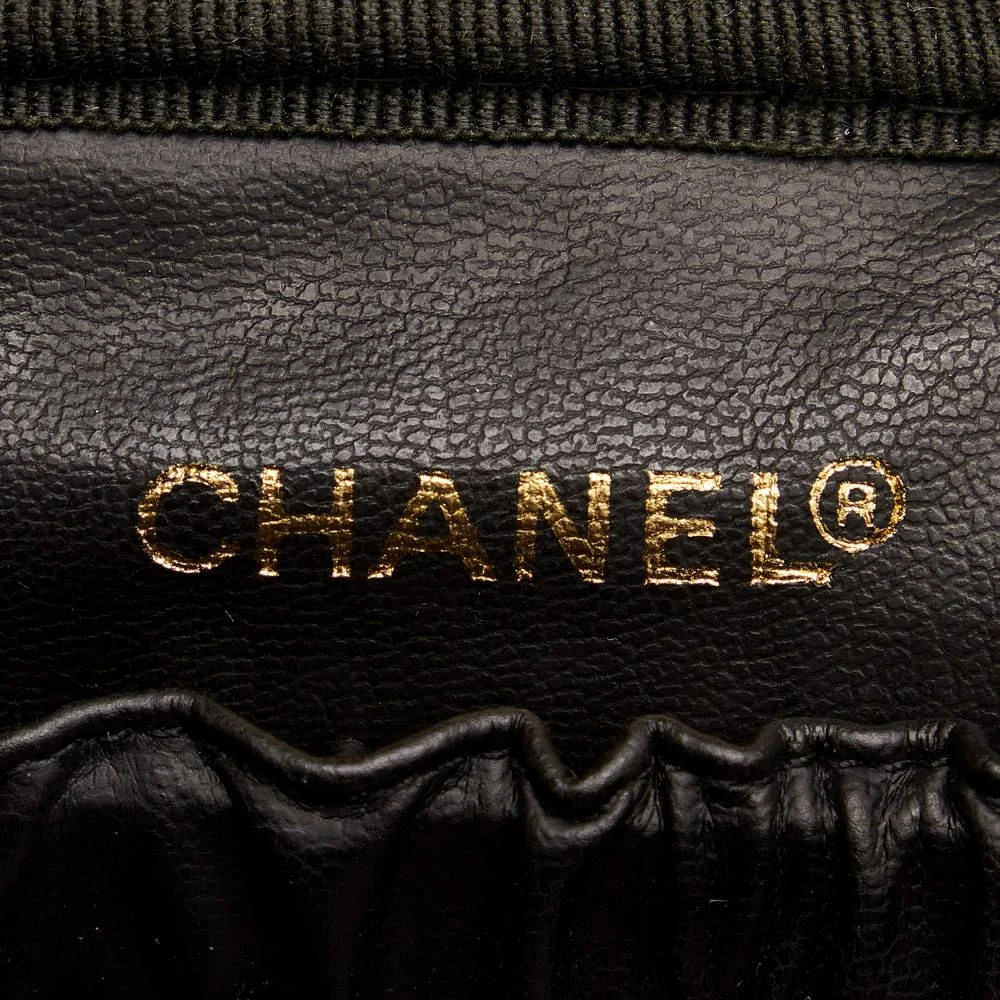 Chanel Black Matelasse Lambskin Leather Vintage Vanity Bag 商品