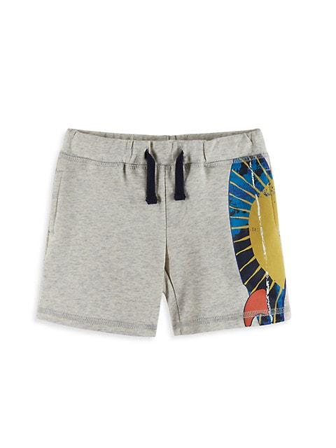 Baby Boy's Palms Surfboard Hooded T-Shirt Set & Shorts Set商品第4张图片规格展示